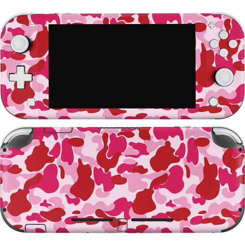 Pink Street Camo Nintendo Switch Lite Skin